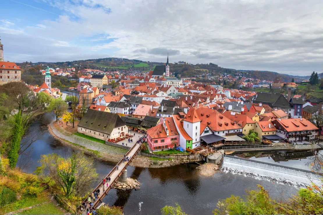 Despre Cesky Krumlov  vedere cesky krumlov republica ceha